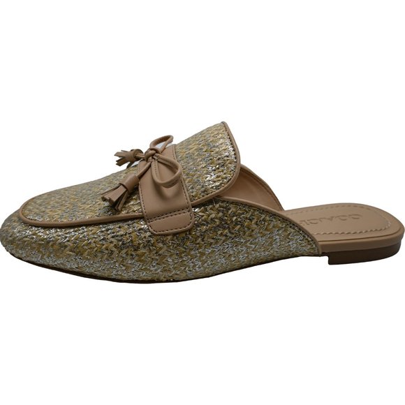 COACH STASSI Raffia Slide Mule Slip On size: 9.5 - Picture 2 of 5